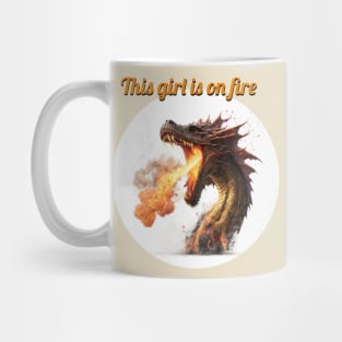 This girl is on fire - Dragon edition Mug